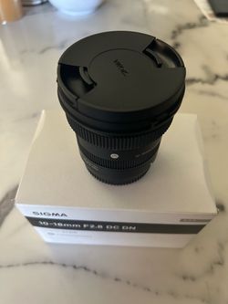 Fujifilm Sigma 10-18mm F2.8