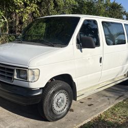 1994 Ford E-350 Extended Passenger Van  Under 65K Miles