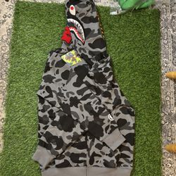 Black Bape Zip Up Size Medium And Large 