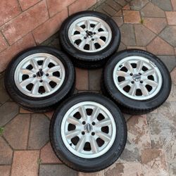 Panasport Pro Rally 14x6 +40 offset wheels AUTHENTIC JDM WHEELS 4x100