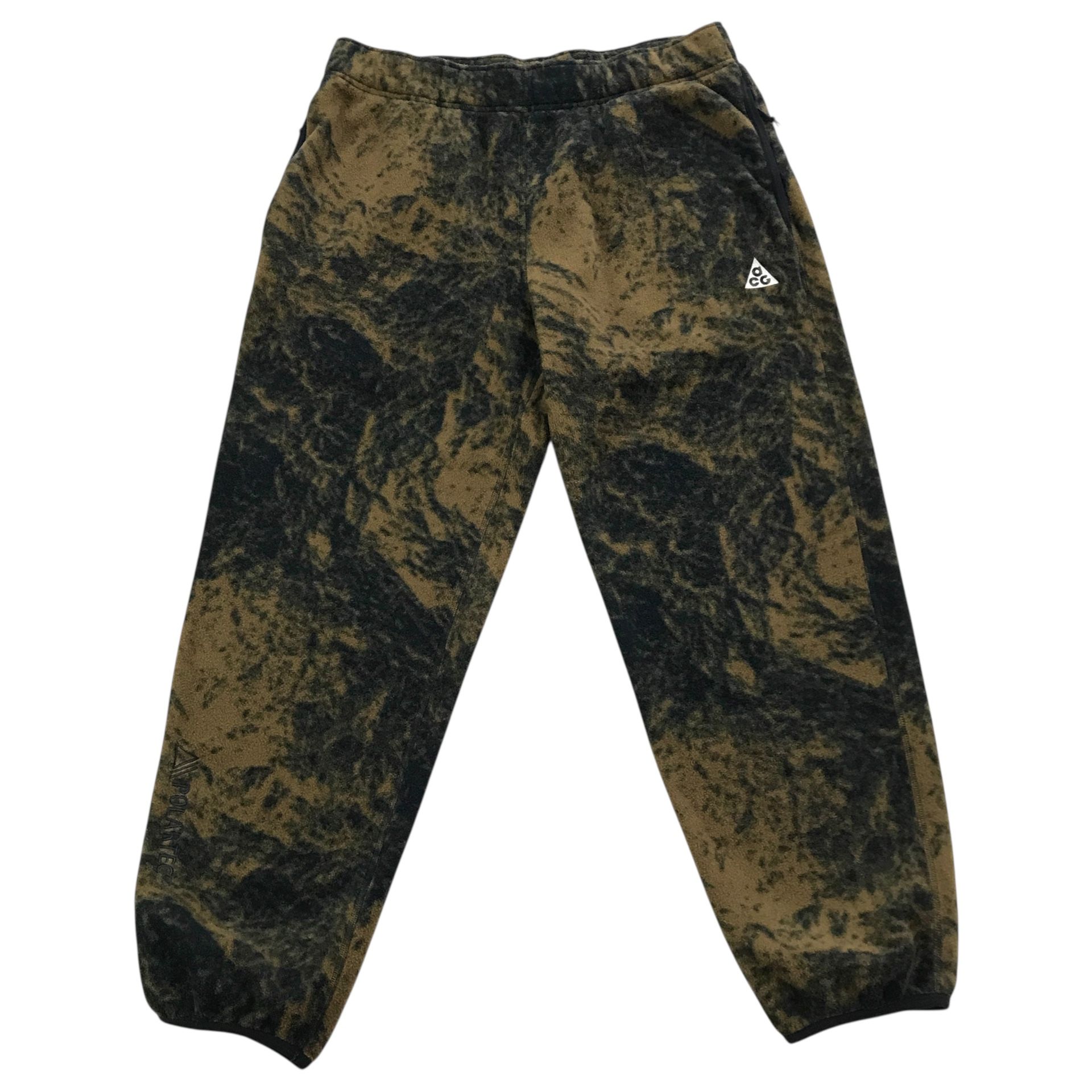 Nike ACG Therma Fit Pants Mens Large L Sweatpants Fleece Camo Joggers Wolf Tree