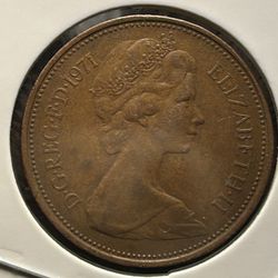1971 New 2 Pence Coin  British Coin 🪙 
