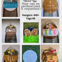 Spring And Easter Style Door Hangers