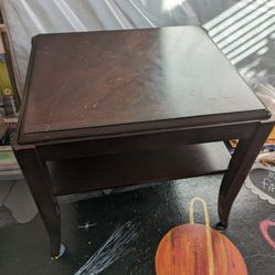 Solid Wood End Table