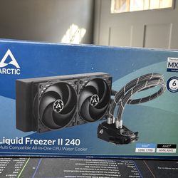 Arctic Liquid Freezer II 240 All-In-One CPU Water Cooler Black