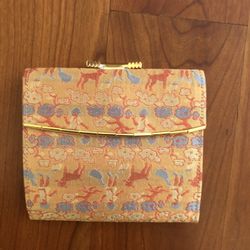 Chinese silk wallet