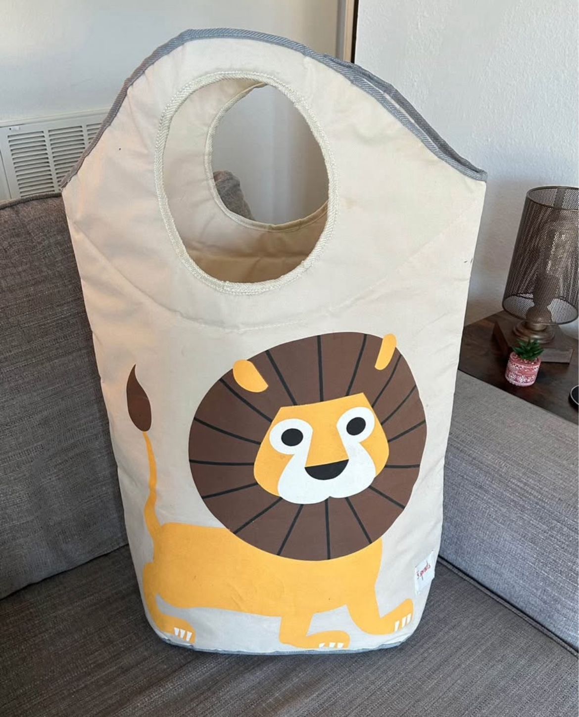Lion Laundry Hamper By 3 Sprouts