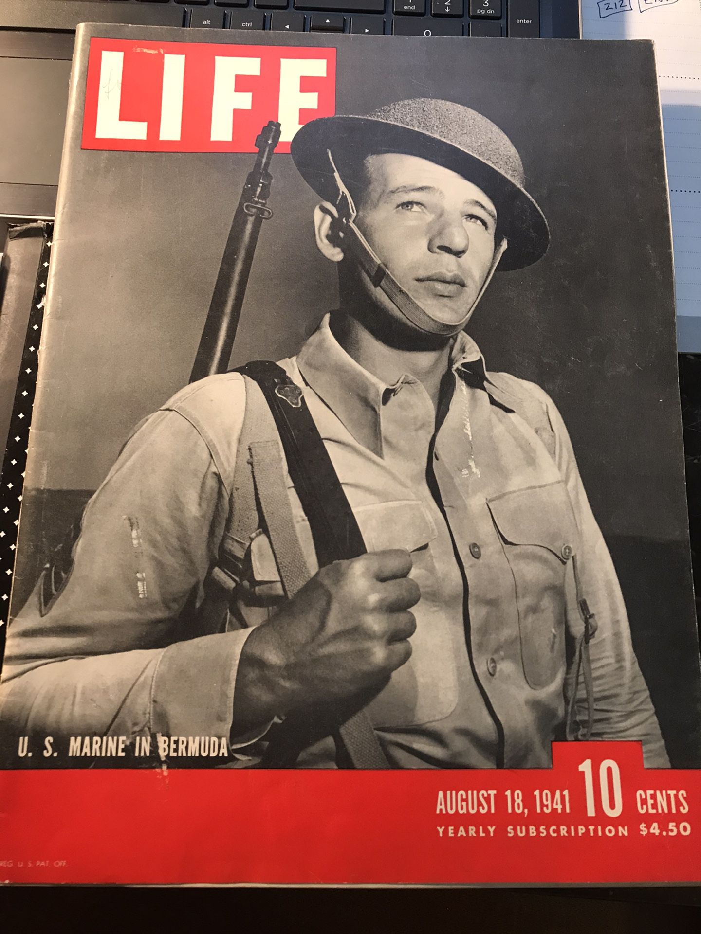 Life Magazine 1941 - Excellent Condition