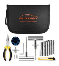 Tire Repair Kit 31 PCS – Fix Flat Tires Fast 🚗🔧
