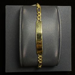 14k Gold Youth ID Bracelet 6”