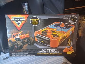 Monster jam air hockey table: new