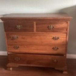 Oak Bureau Of Drawers 