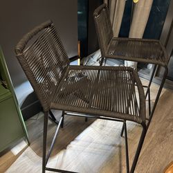 Balcony Table + 2 Chairs + 2 Bar Stools + Plant Pot – Bundle Deal