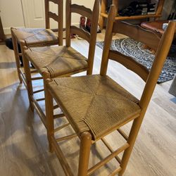 Three Wooden Stools 