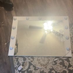 White Vanity mirror 