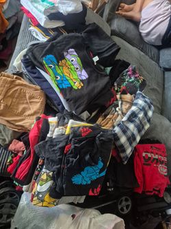 Large bundle of boys clothes