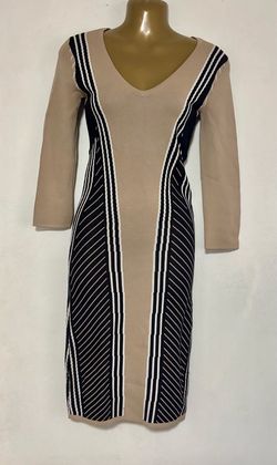 NWOT Bebe Striped Bodycon Sweater Dress Size Small
