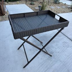 Rectangle Rattan Folding Coffee Table Indoor/Outdoor