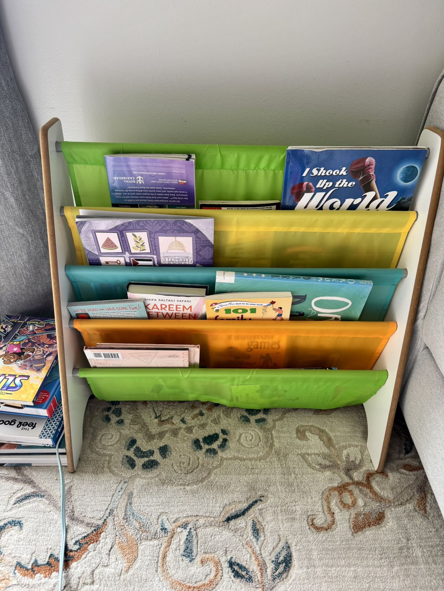 Lovely Wooden Kids Book Shelf