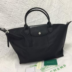 Longchamp Le Pliage Neo Tote Bag size  Large Black