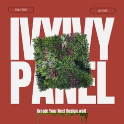 Ivy Panels 40”x40” Wall Decoration Wholesale Pricing 