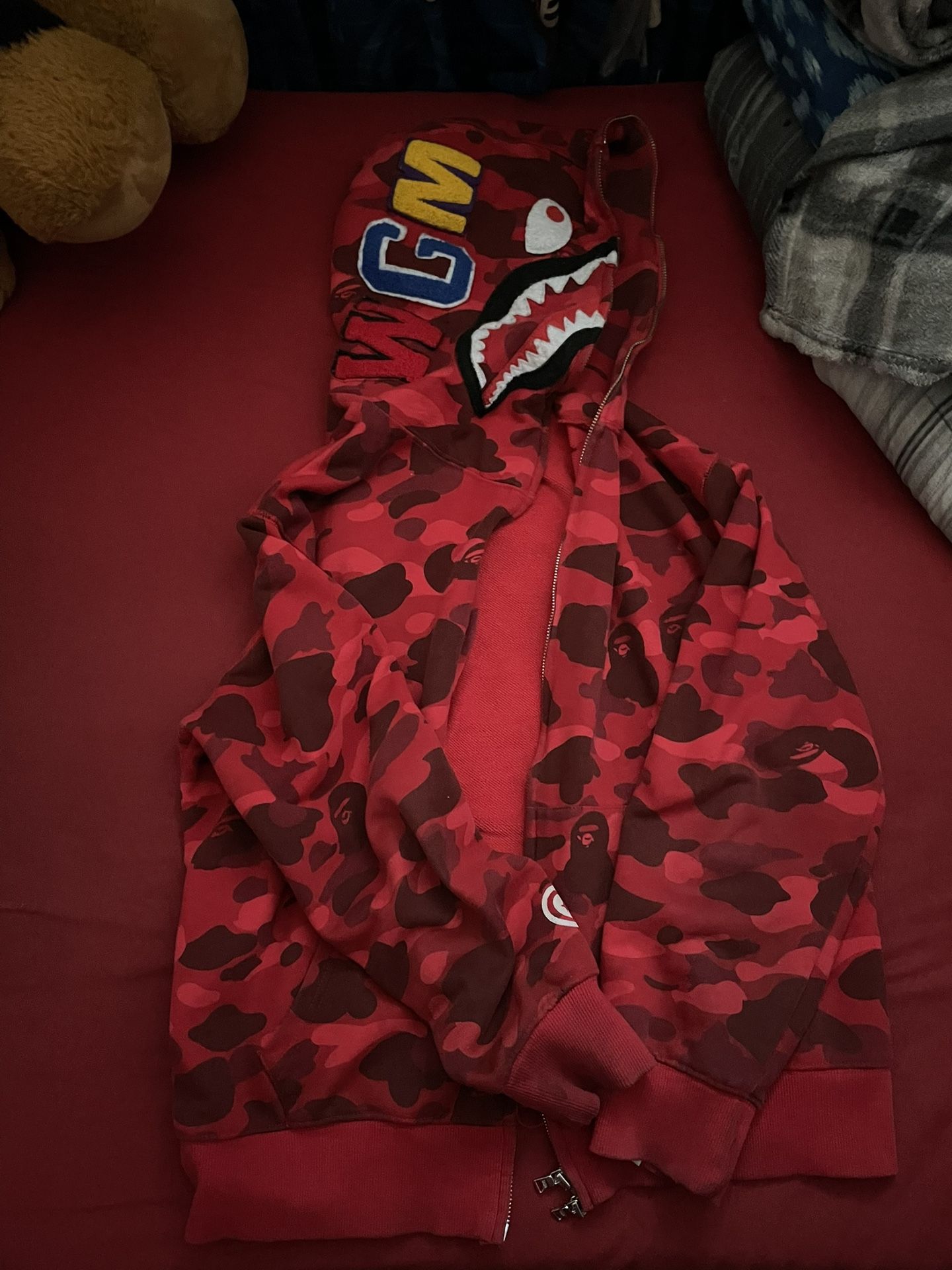 Red Bape Hoodie