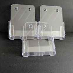 File Folders Clear Acrylic Wall Mount Or Free Standing Office Home Bundle 3
