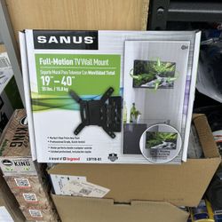 Brand New Sanus 19-40inch Full Motion Indoor Wall Tv Mount