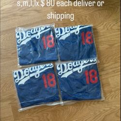 Jersey’s Dodger’s Blue For Kids Size S,m,l,xl Yamamoto,freeman, Ohtani $80 Firm Price 