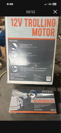 INTEX 68624EP Motor Mount Kit: Easy to Attach – Heavy-duty Composite Mount – Marine Plywood – Aluminum Support Arms – Fits up to 3.0 HP Motors