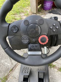 PS3 Logitech Steering Wheel And Foot Pedals