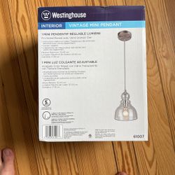 Vintage Mini Pendant Light Fixture 