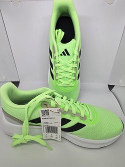 Brand New​ Adidas RunFalcon 3.0 Highlighter Green Cloudfloam Men's Sizes 8.5 and 12 with Box and Tag