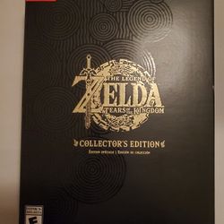 The Legend Of Zelda Tears Of The Kingdom Collector's Edition Nintendo Switch