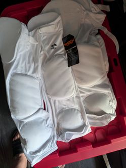 2 Pair Shock Doctor White Integrated Football Pants -Med  New