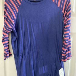 New Lularoe Randy, Size Medium - 3/4 in sleeves