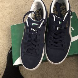 Suede Classic Pumas Navy 9 1/2