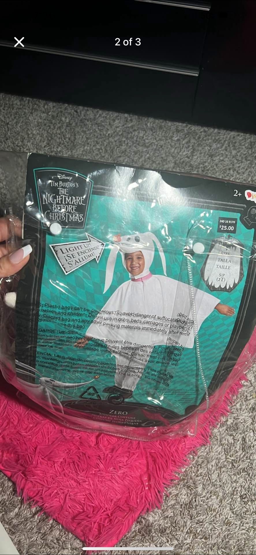 Nightmare before Christmas “Zero” Costume