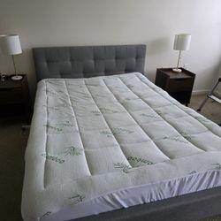 Queen Box Frame And Head Board