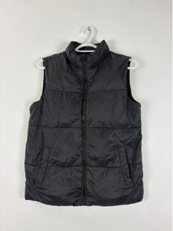 Old Navy Boys Black Puffer Vest – Size XL (14-16)