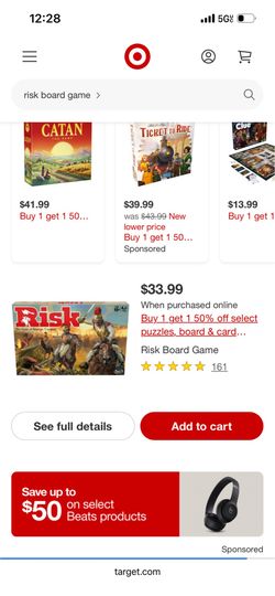 NEW Risk game