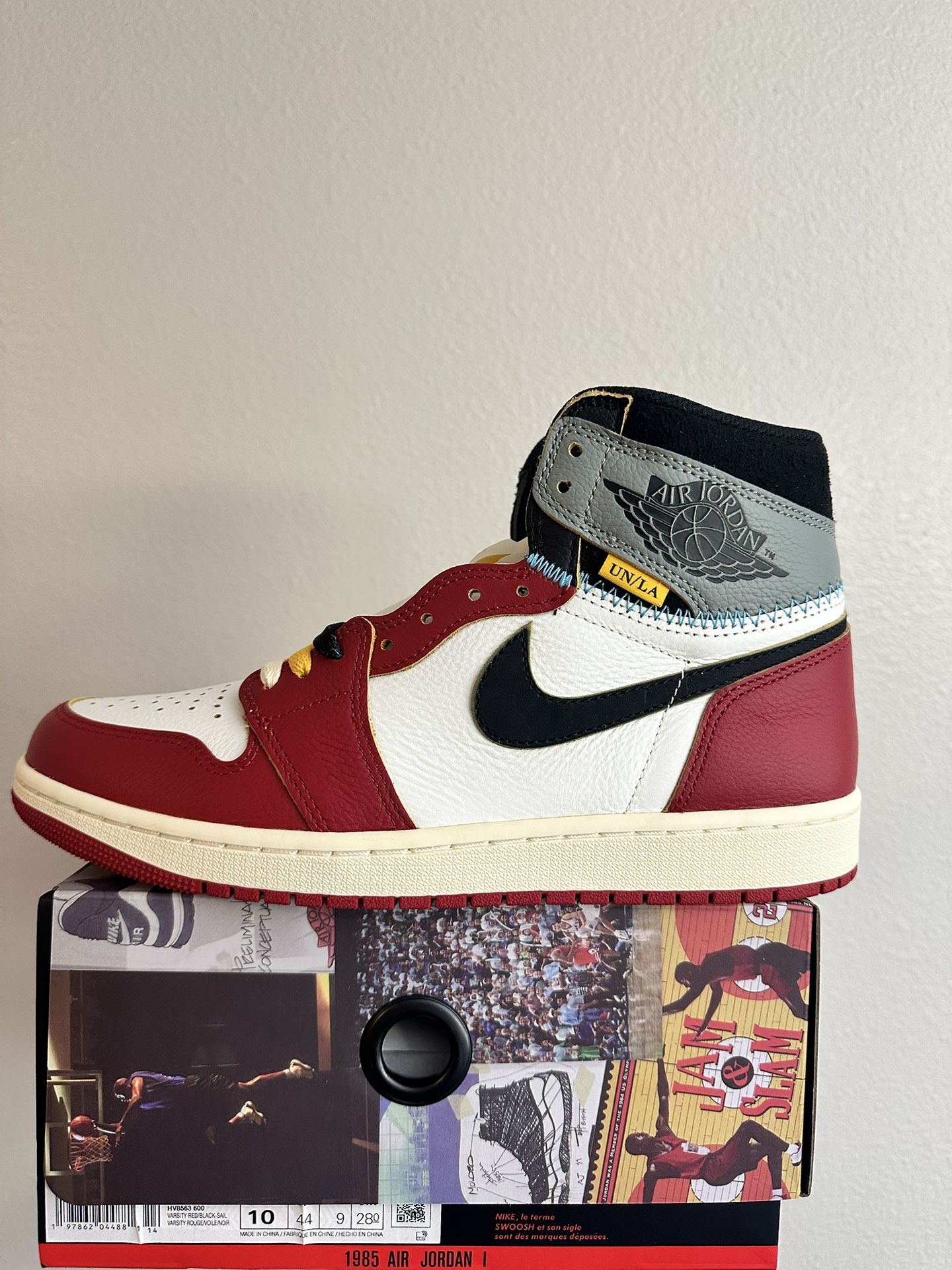 Men Jordan Retro 1 High Size 10 Union Chicago 