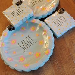 Rae Dunn Party Plates & Napkins 