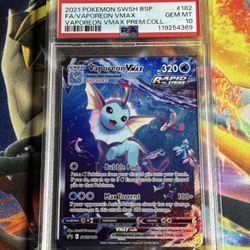 PSA 10 Vaporeon Vmax 