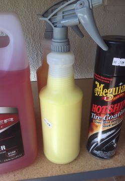Spray wax with Sprayer