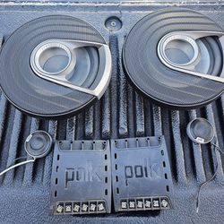 Polk Audio Mm1 Marine Car Speakers 6.5 Inch Component Water Proof