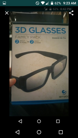 3D glasses