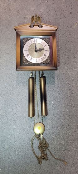 Beautiful Antique Wall Clock, E. Schmeckenbecher from West Germany