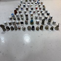 Vintage Thimbles Lot Of 80.