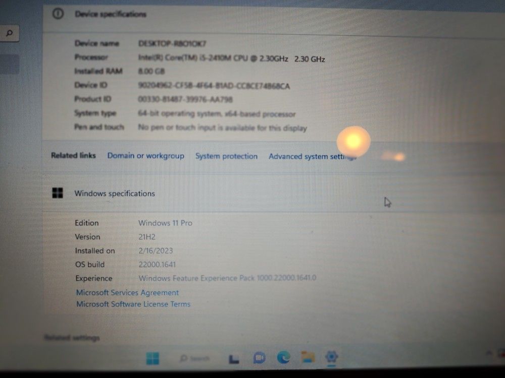 Toshiba 13.3 Win11 Pro, MS Office